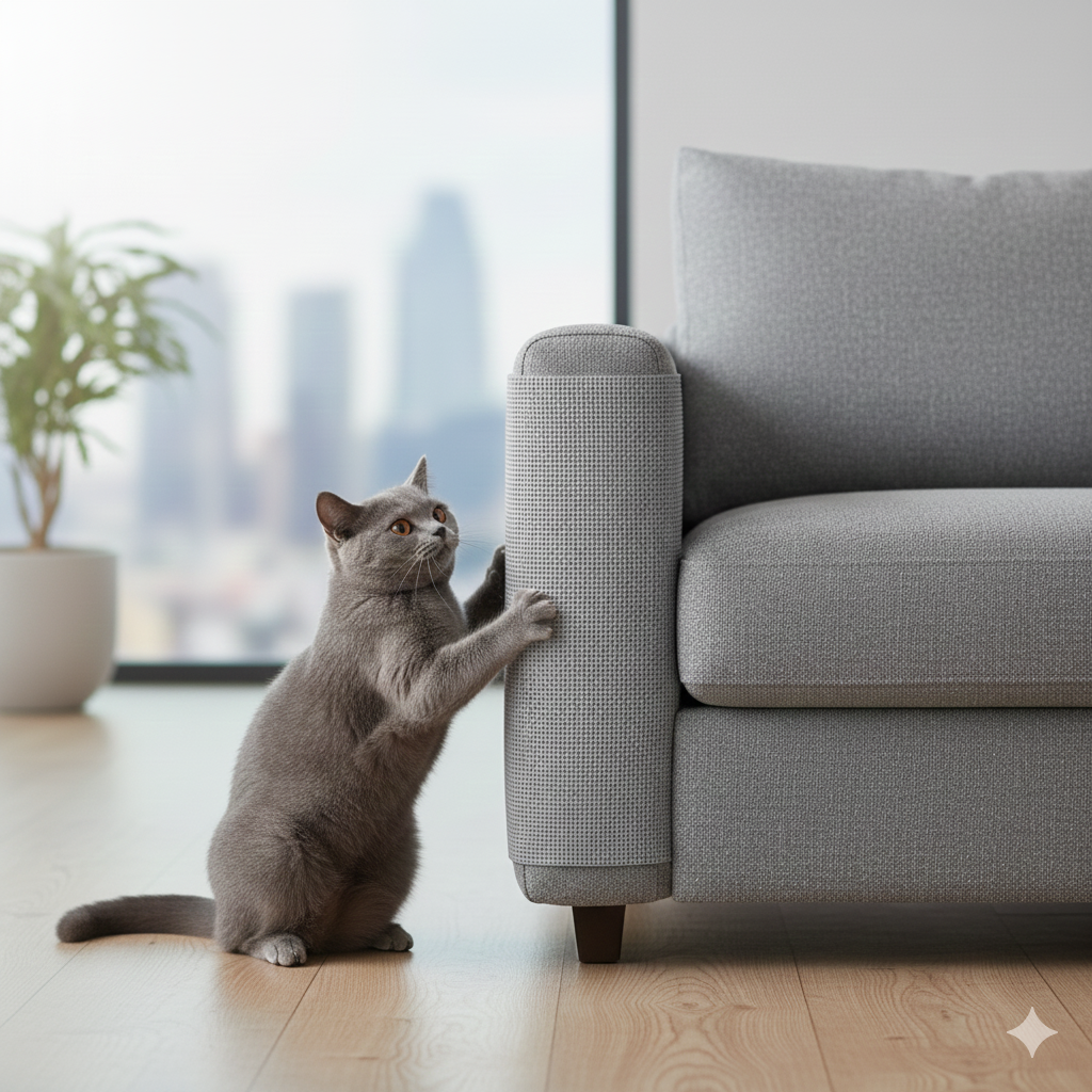 Adesive Bespoke Scratch Shield for Cats